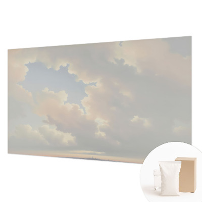 Vliestapete fürs Wohnzimmer mit pastellfarbenem Himmel als Motiv