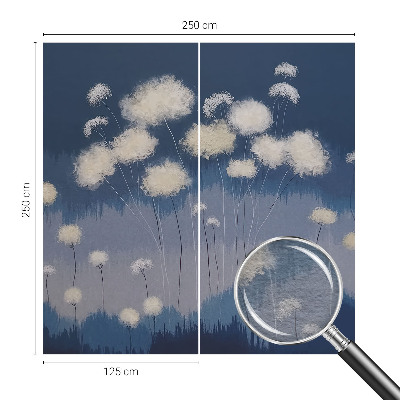 Bildtapete Weißer Löwenzahn