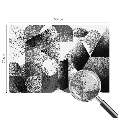 Wand-Fototapete mit geometrischem Muster