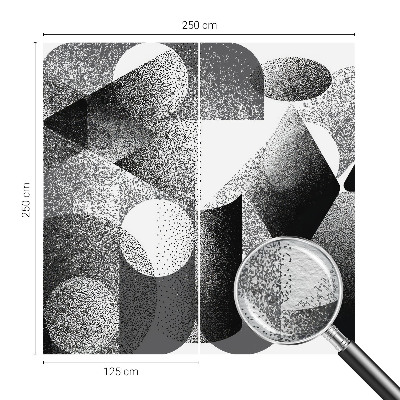 Wand-Fototapete mit geometrischem Muster