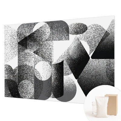 Wand-Fototapete mit geometrischem Muster