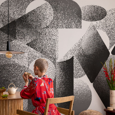 Wand-Fototapete mit geometrischem Muster