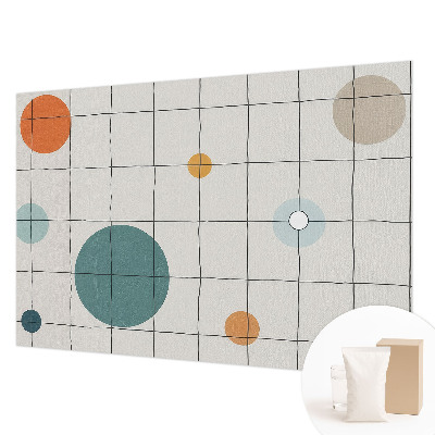 Dekorative Wand-Fototapete Farbige Kreise