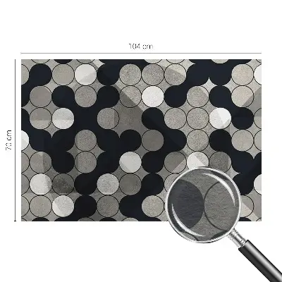Fototapete mit geometrischem Kreisdesign