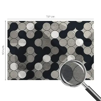 Fototapete mit geometrischem Kreisdesign