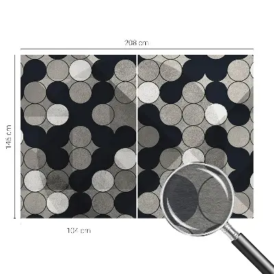 Fototapete mit geometrischem Kreisdesign