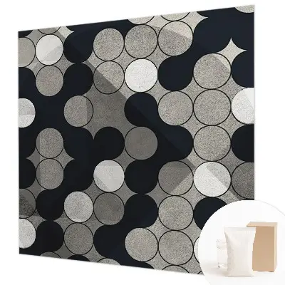 Fototapete mit geometrischem Kreisdesign