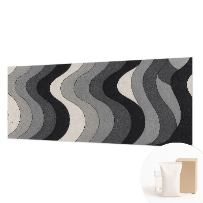 Wandtapete Graue Wellen