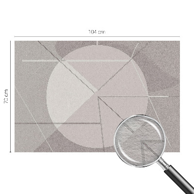 Vlies-Fototapete mit abstraktem Geometriemotiv