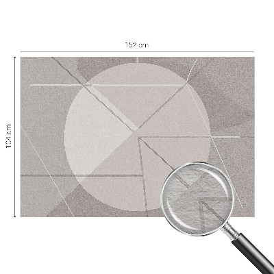 Vlies-Fototapete mit abstraktem Geometriemotiv