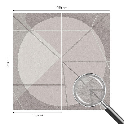 Vlies-Fototapete mit abstraktem Geometriemotiv