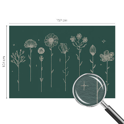 Fototapete fürs Schlafzimmer Zarte Blüten