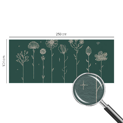 Fototapete fürs Schlafzimmer Zarte Blüten