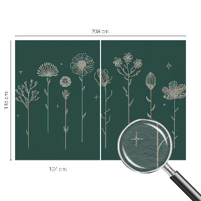 Fototapete fürs Schlafzimmer Zarte Blüten