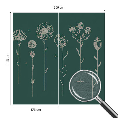 Fototapete fürs Schlafzimmer Zarte Blüten