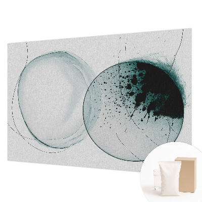 Motivtapete aus Vlies Grüne Kreise