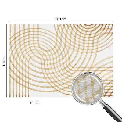Vlies-Fototapete nach Maß mit geometrischem Webmuster