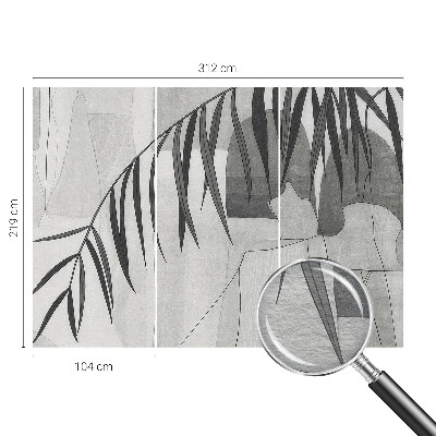 Vlies-Fototapete fürs Kinderzimmer Abstrakte Palme