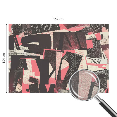 Vliestapete fürs Wohnzimmer Geometrische Collage