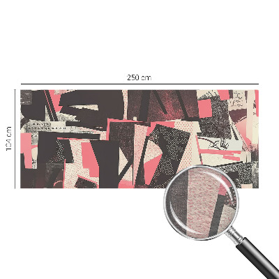 Vliestapete fürs Wohnzimmer Geometrische Collage