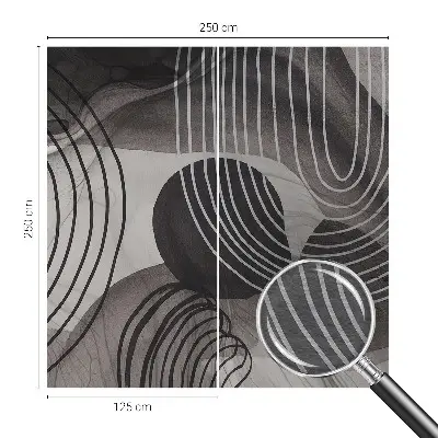 Moderne Vlies-Fototapete mit dem Motiv »Harmonie der Formen«