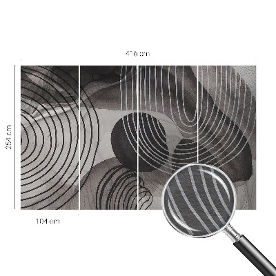 Moderne Vlies-Fototapete Harmonie der Formen