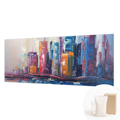 Bedruckte Vlies-Fototapete Farbenfrohe Stadt