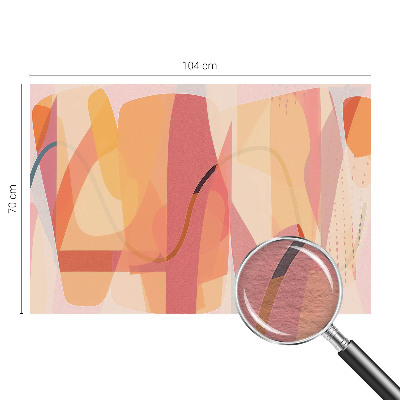 Vlies-Fototapete mit farbenfroher abstrakter Illustration