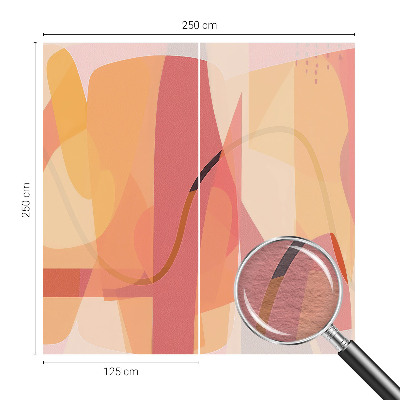 Vlies-Fototapete mit farbenfroher abstrakter Illustration