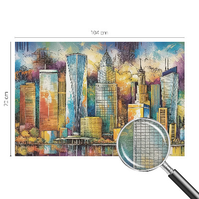 Wandtapete Stadtpanorama