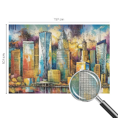 Wandtapete Stadtpanorama