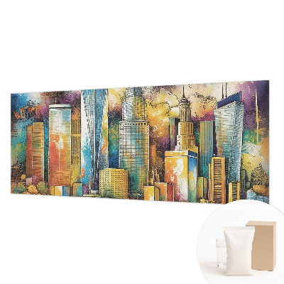 Wandtapete Stadtpanorama