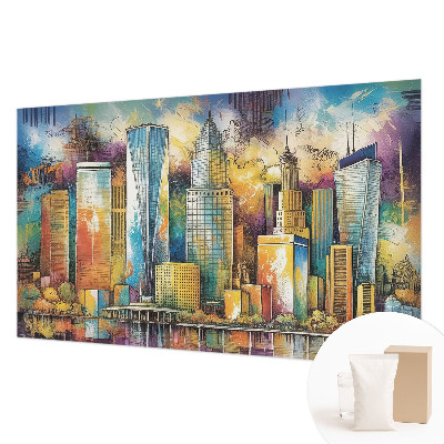 Wandtapete Stadtpanorama