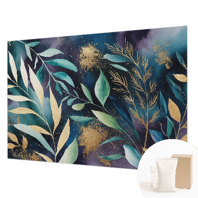 Fototapete fürs Schlafzimmer Botanische Blätter