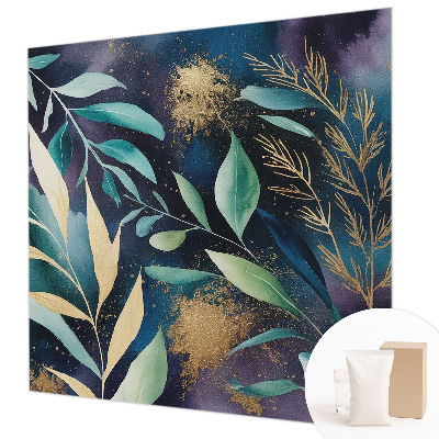 Fototapete fürs Schlafzimmer Botanische Blätter