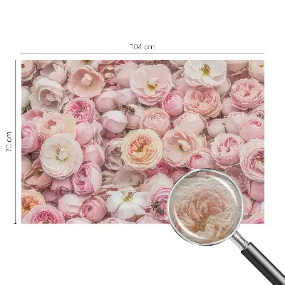 Fototapete aus Vlies mit einem Motiv aus wunderschönen Blumen