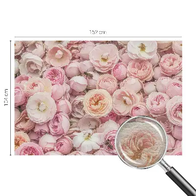Fototapete aus Vlies mit einem Motiv aus wunderschönen Blumen