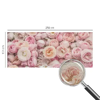 Fototapete aus Vlies mit einem Motiv aus wunderschönen Blumen