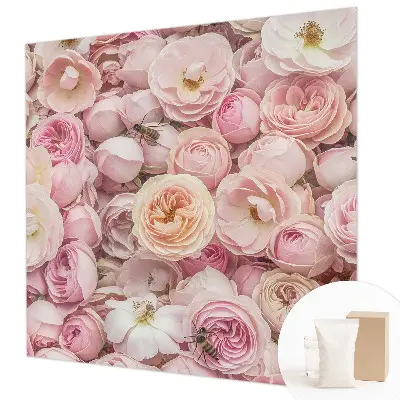 Fototapete aus Vlies mit einem Motiv aus wunderschönen Blumen