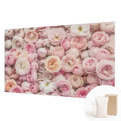 Fototapete aus Vlies mit einem Motiv aus wunderschönen Blumen