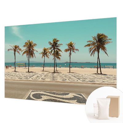 Vlies-Fototapete nach Maß mit Motiv eines Palmenstrandes
