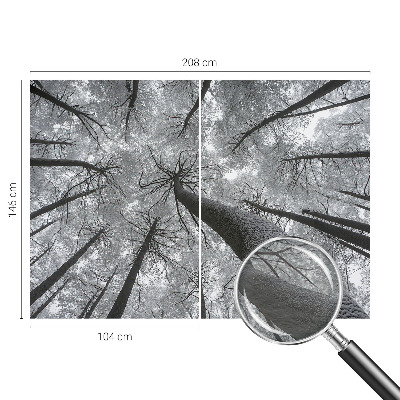 Vlies-Fototapete fürs Wohnzimmer Winterlandschaft