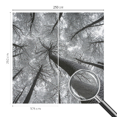 Vlies-Fototapete fürs Wohnzimmer mit winterlicher Landschaft