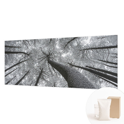 Vlies-Fototapete fürs Wohnzimmer mit winterlicher Landschaft
