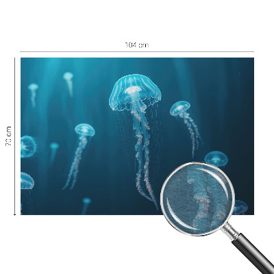 Vliestapete fürs Wohnzimmer mit maritimem Motiv in eleganten Farben