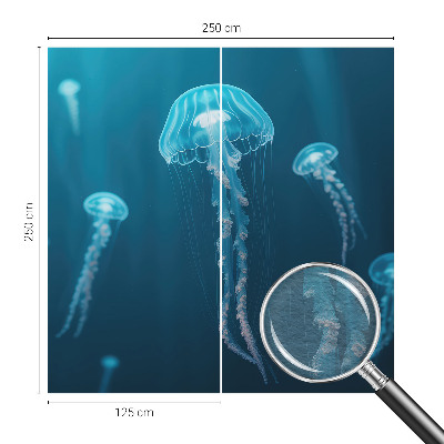 Vliestapete fürs Wohnzimmer mit maritimem Motiv in eleganten Farben