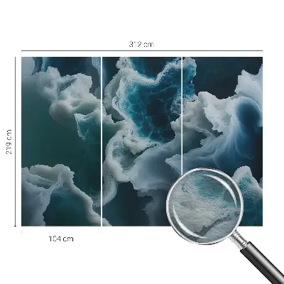 Bedruckte Vlies-Fototapete mit Motiv Meereswellen