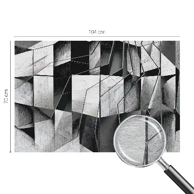 Wand-Fototapete mit geometrischer abstraktion