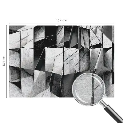 Wand-Fototapete mit geometrischer abstraktion