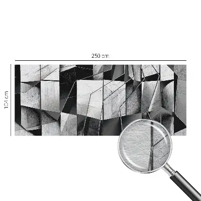 Wand-Fototapete mit geometrischer abstraktion